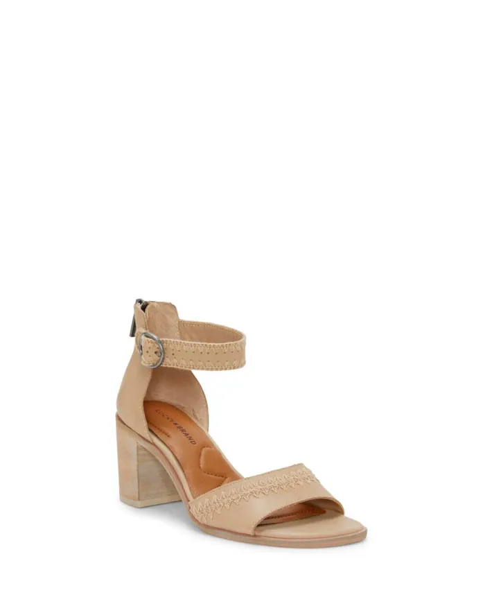 Shivona Heel Medium Beige Women Lucky Brand Shoes
