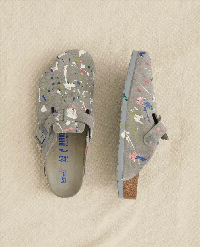 Shoes Women The Great Boston Coin Birkenstock With Paint Coin With Bright Multi Paint Shoes Women The Great Boston Coin Birkenstock With Paint Coin With Bright Multi Paint