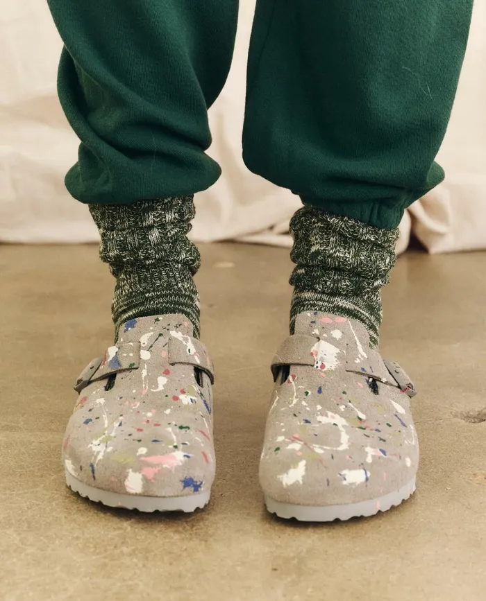 Shoes Women The Great Boston Coin Birkenstock With Paint Coin With Bright Multi Paint