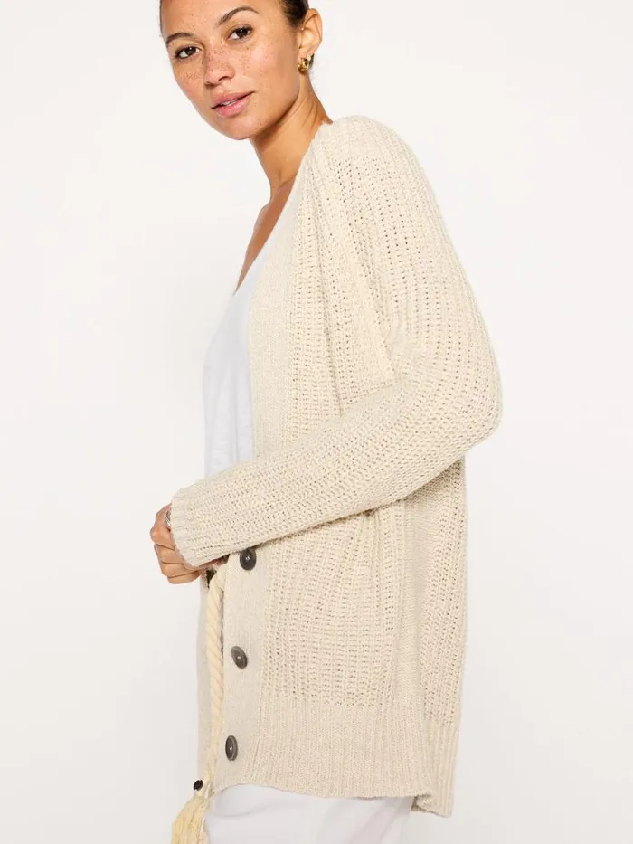 Shop Brochu Walker Cardigans The Jen Cardigan Ecru