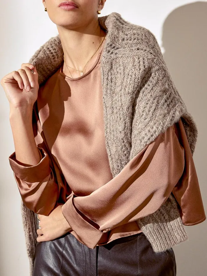 Shop Brochu Walker Tops The Dallas Blouse Miele