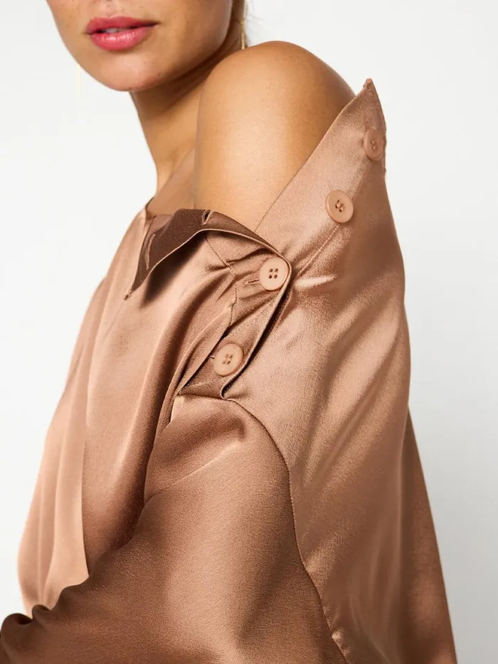 Shop Brochu Walker Tops The Dallas Blouse Miele