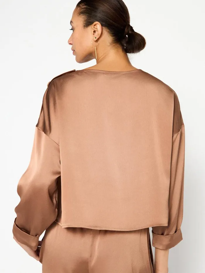 Shop Brochu Walker Tops The Dallas Blouse Miele