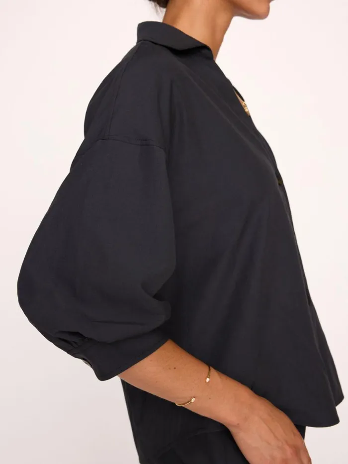 Shop Brochu Walker Tops The Kate Shirt Black Onyx