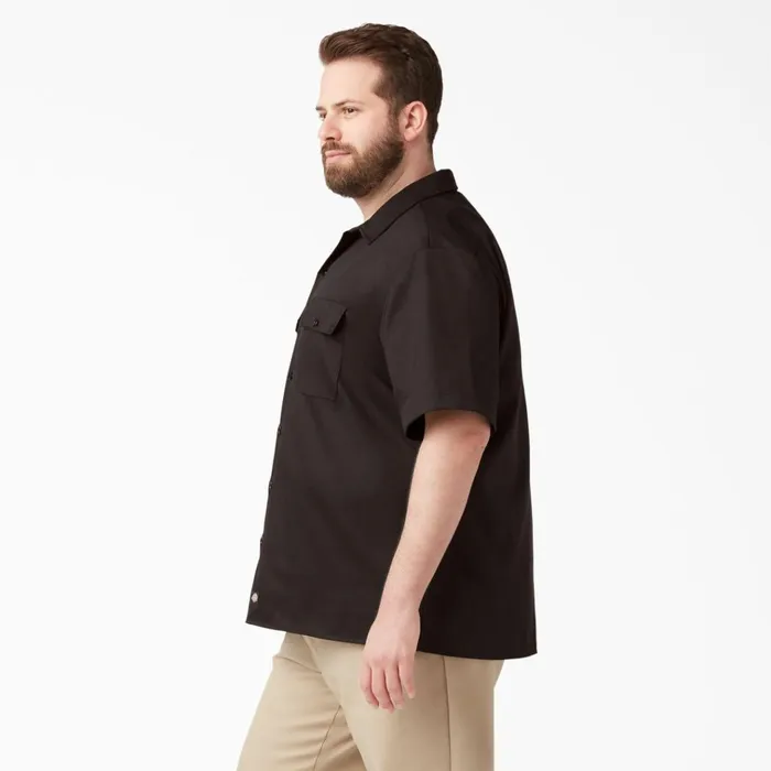 Short Sleeve Work Shirt Dark Brown Dark Brown db Men Dickies Work Shirts Short Sleeve Work Shirt Dark Brown Dark Brown db Men Dickies Work Shirts