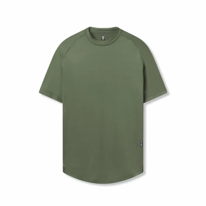 Short Sleeves Men ASRV AeroSilver Established Tee Olive