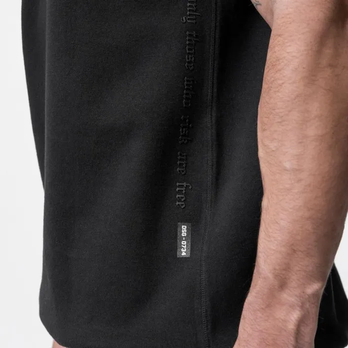 Short Sleeves Men ASRV CottonPlus Heavyweight Oversized Cinch Tee Black