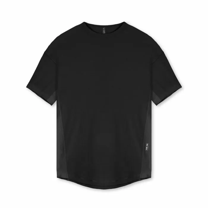 Short Sleeves Men ASRV CottonPlus Vented Tee Black