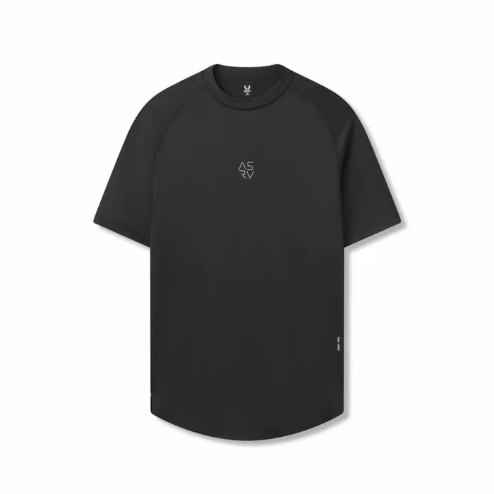 Short Sleeves Men ASRV SilverLite 20 Established Tee Black 034cyber034