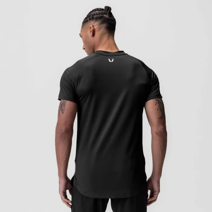 Short Sleeves Men ASRV SilverLite 20 Established Tee Black 034cyber034