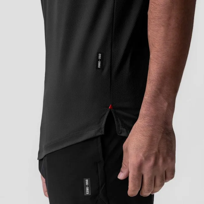 Short Sleeves Men ASRV SilverLite 20 Established Tee Black 034cyber034