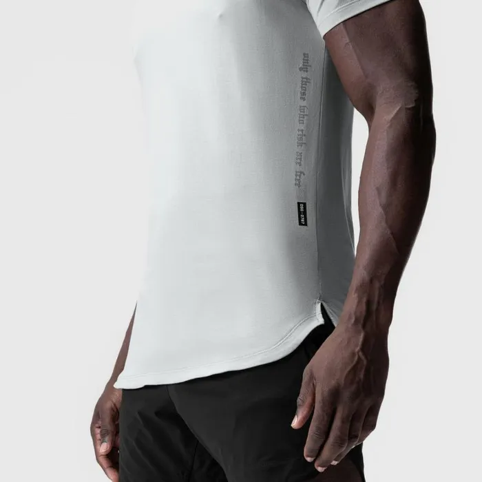 Short Sleeves Men ASRV Supima Established Tee Slate Grey