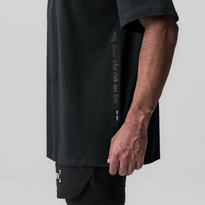 Short Sleeves Men ASRV Supima Oversized Tee Black