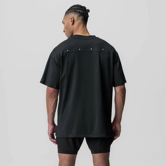 Short Sleeves Men ASRV Supima Oversized Tee Black