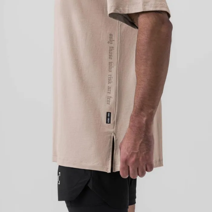 Short Sleeves Men ASRV Supima Oversized Tee Chai