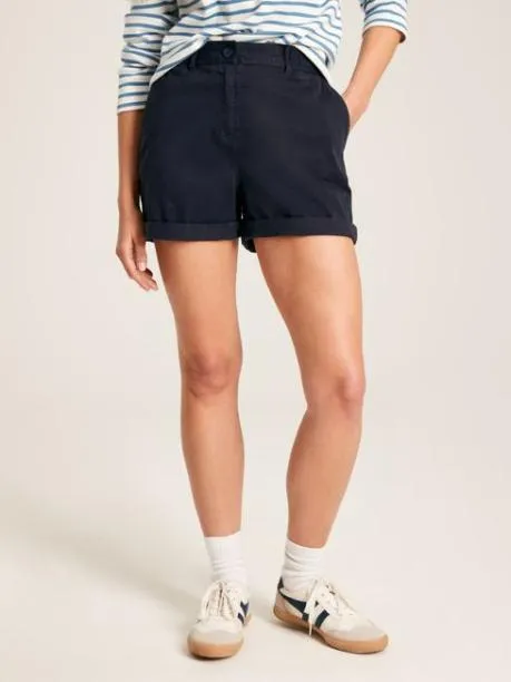Shorts and Skirts Women Joules Navy Blue Chino Shorts