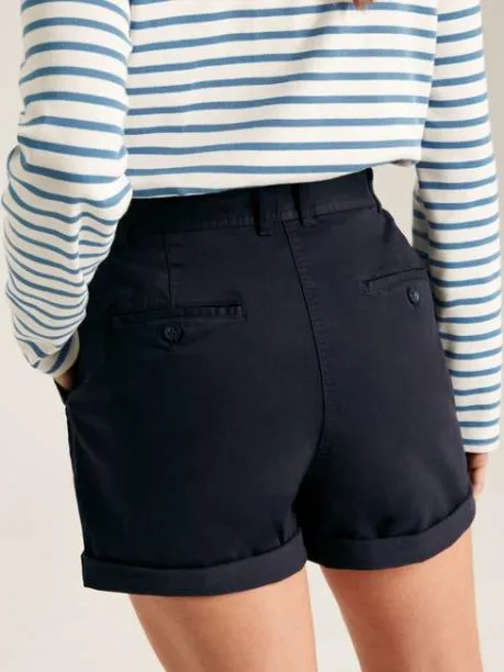 Shorts and Skirts Women Joules Navy Blue Chino Shorts