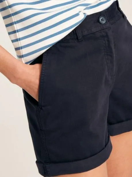 Shorts and Skirts Women Joules Navy Blue Chino Shorts