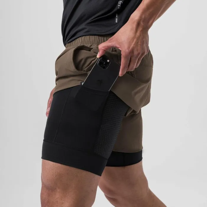 Shorts Men ASRV Ripstop 5034 Liner Short Deep Taupe