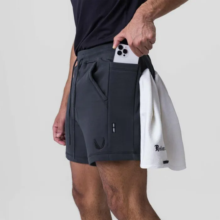 Shorts Men ASRV TechTerry Sidelock Sweat Short Navy
