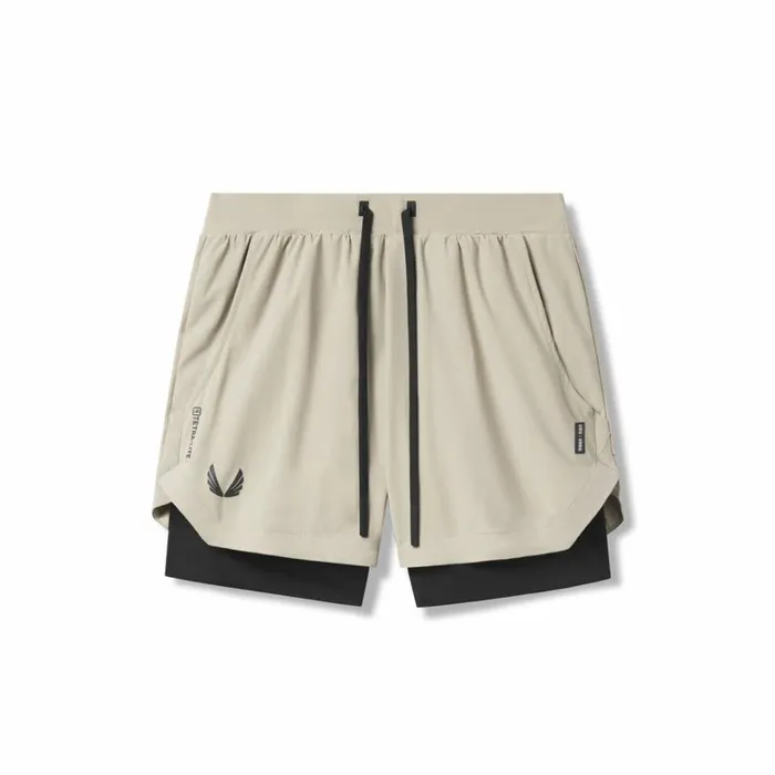 Shorts Men ASRV TetraLite 5034 Liner Short Sand Smoke 034wings034black