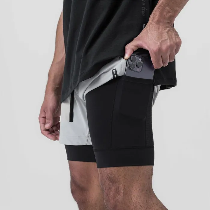 Shorts Men ASRV TetraLite 5034 Liner Short Slate Grey 034wings034black