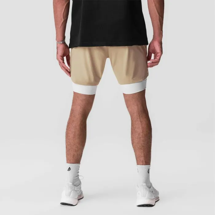Shorts Men ASRV TetraLite 7034 Liner Short Khaki White White 034wings034