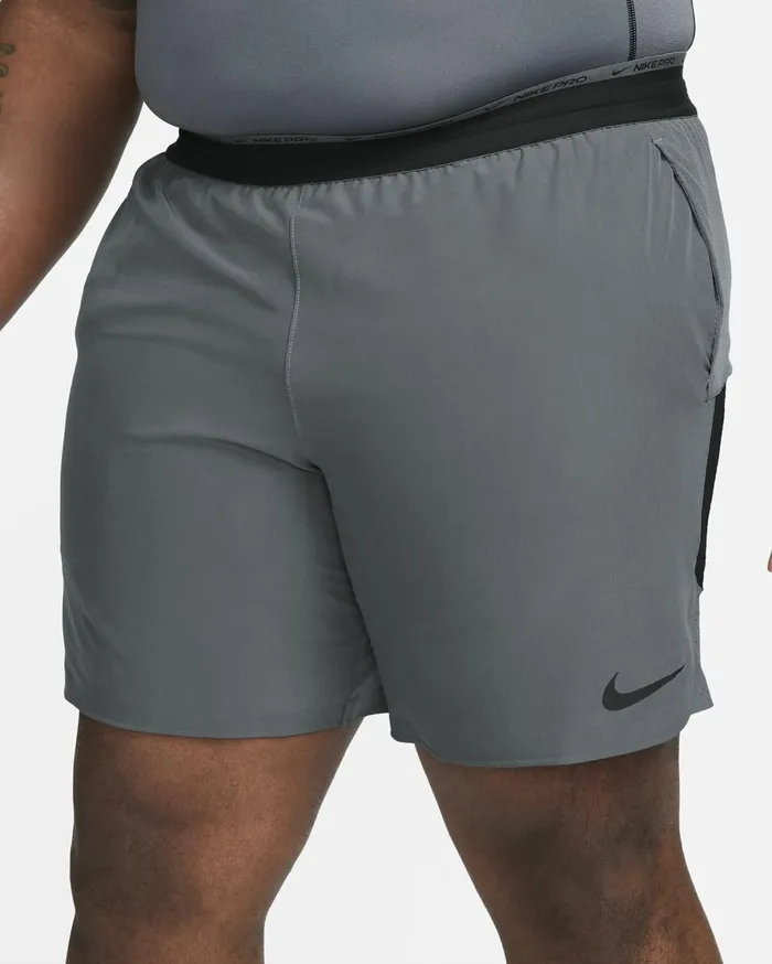 Shorts Men Nike DriFIT Flex Rep Pro Collection Iron Greyblack