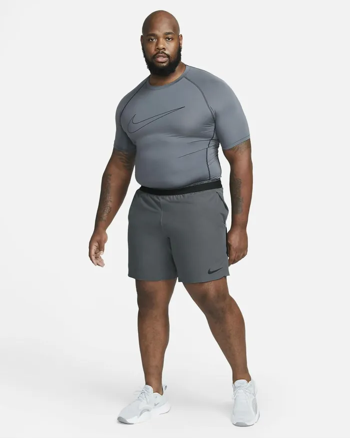 Shorts Men Nike DriFIT Flex Rep Pro Collection Iron Greyblack