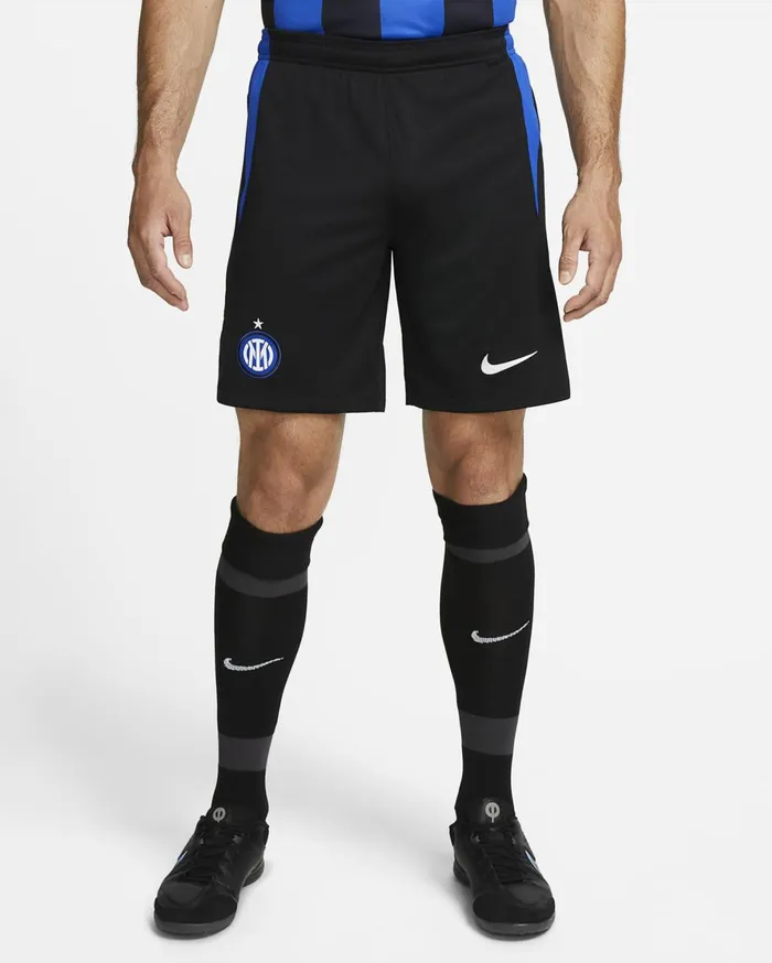 Shorts Men Nike Inter Milan 202223 Stadium Home Blackblackwhite