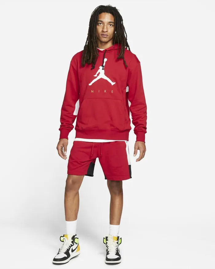 Shorts Men Nike Jordan Jumpman Gym Redwhiteblack