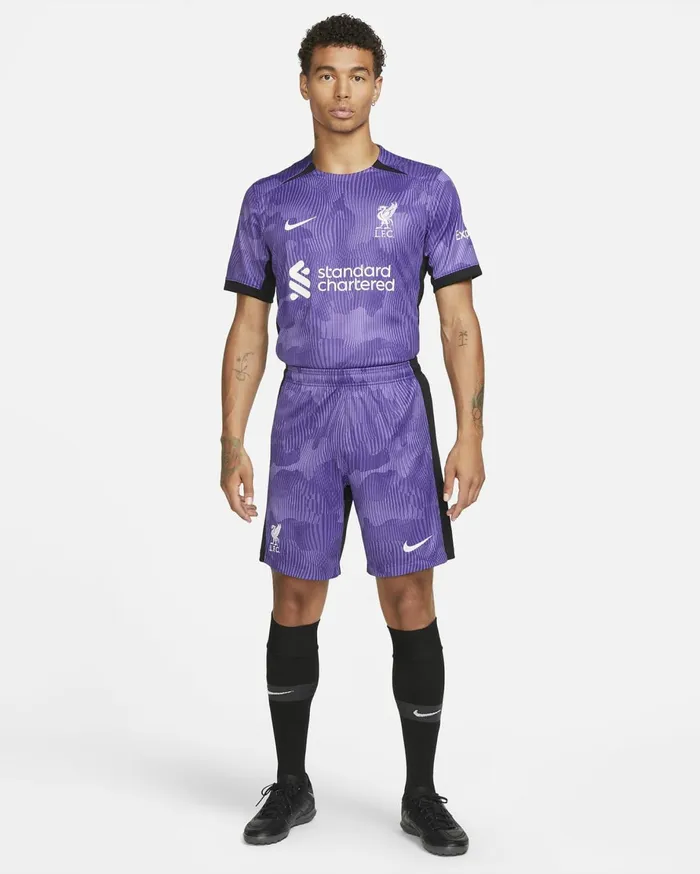 Shorts Men Nike Liverpool FC 202324 Stadium Third Space Purplecourt Purplewhite