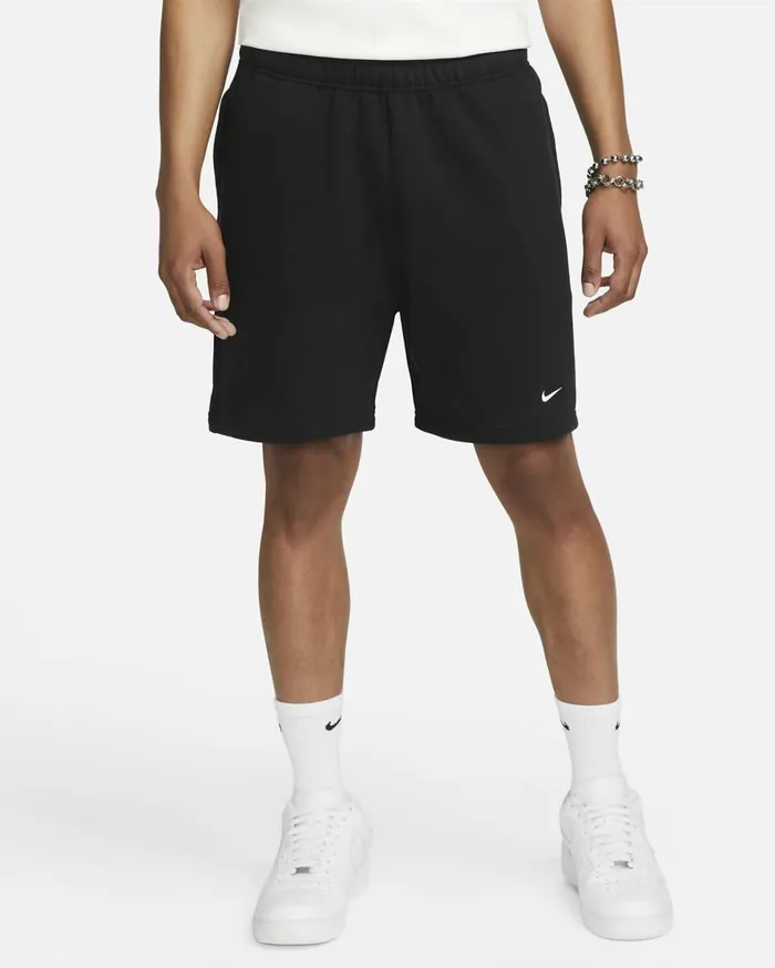 Shorts Men Nike Solo Swoosh Blackwhite