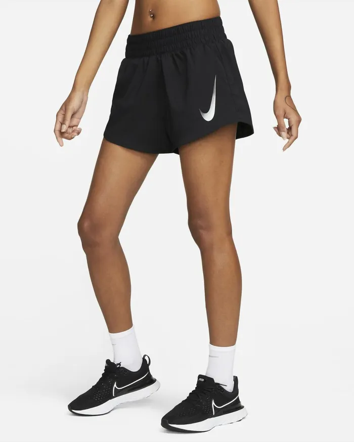 Shorts Women Nike Swoosh Black