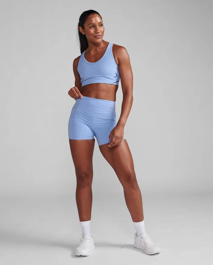 Shorts Womens 2XU Form HiRise Compression 4034 Shorts Hydrangea