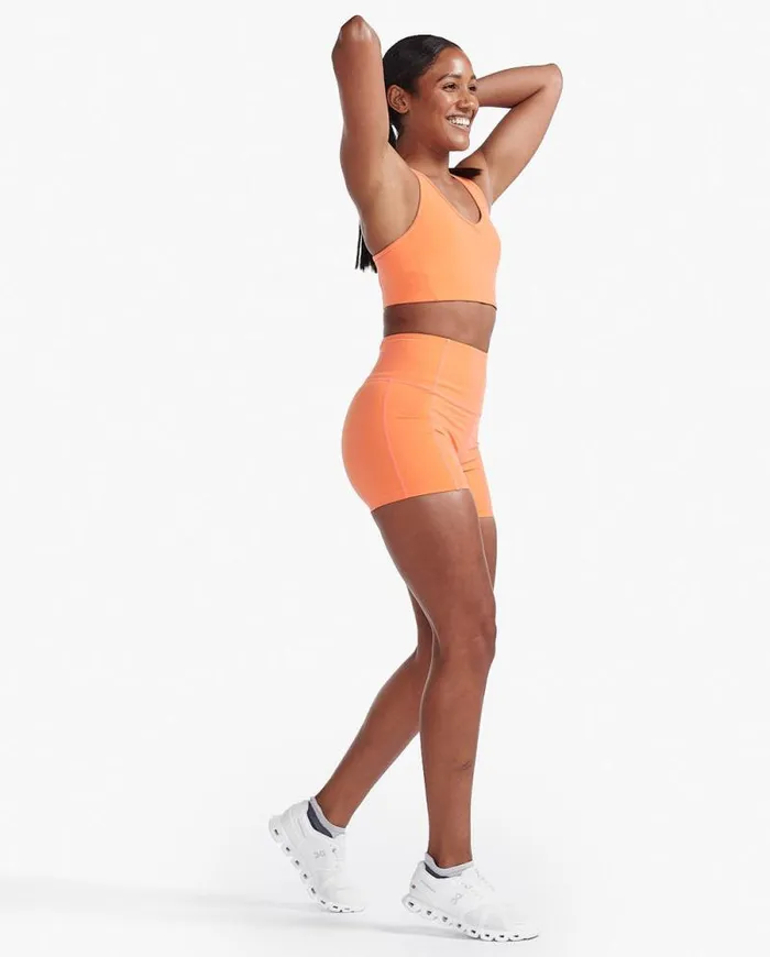 Shorts Womens 2XU Form HiRise Compression Shorts Nectarine