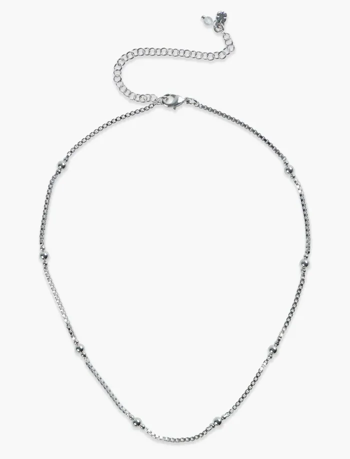 Silver Bead Choker Silver Women Lucky Brand Jewelry