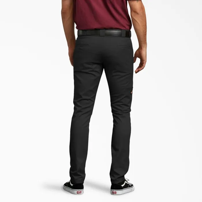 Skinny Fit Double Knee Work Pants Black Black bk Men Dickies Double Knee