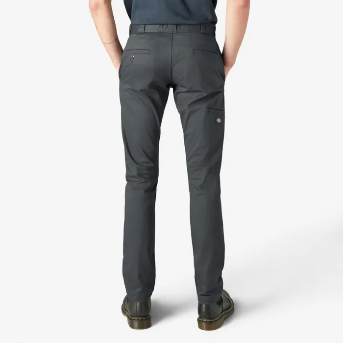 Skinny Fit Double Knee Work Pants Charcoal Gray Charcoal Gray ch Men Dickies Double Knee Skinny Fit Double Knee Work Pants Charcoal Gray Charcoal Gray ch Men Dickies Double Knee