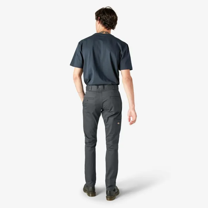 Skinny Fit Double Knee Work Pants Charcoal Gray Charcoal Gray ch Men Dickies Double Knee Skinny Fit Double Knee Work Pants Charcoal Gray Charcoal Gray ch Men Dickies Double Knee