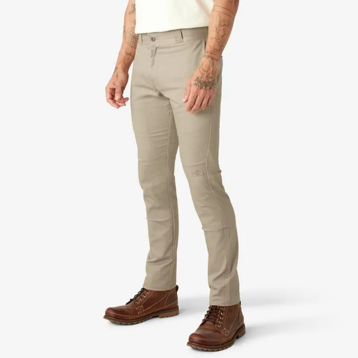 Skinny Fit Double Knee Work Pants Desert Sand Desert Sand ds Men Dickies Double Knee