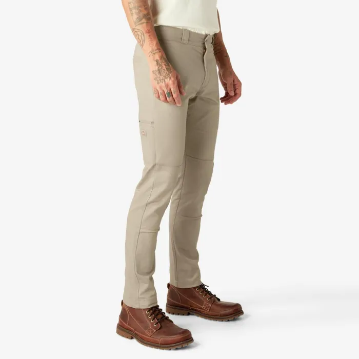 Skinny Fit Double Knee Work Pants Desert Sand Desert Sand ds Men Dickies Double Knee