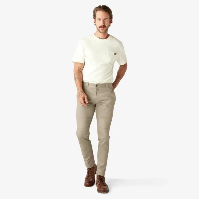 Skinny Fit Double Knee Work Pants Desert Sand Desert Sand ds Men Dickies Double Knee