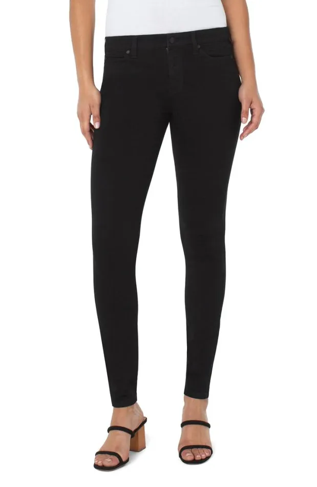 SKINNY Women Liverpool Los Angeles ABBY SKINNY SILKY SOFT ECO Black Rinse