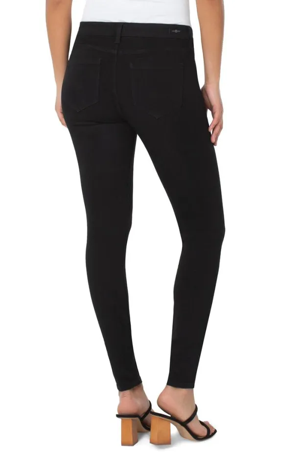 SKINNY Women Liverpool Los Angeles ABBY SKINNY SILKY SOFT ECO Black Rinse