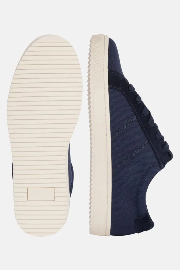 Sneakers Men Boggi Milano Navy Canvas And Suede Trainers Navy Blue Sneakers Men Boggi Milano Navy Canvas And Suede Trainers Navy Blue