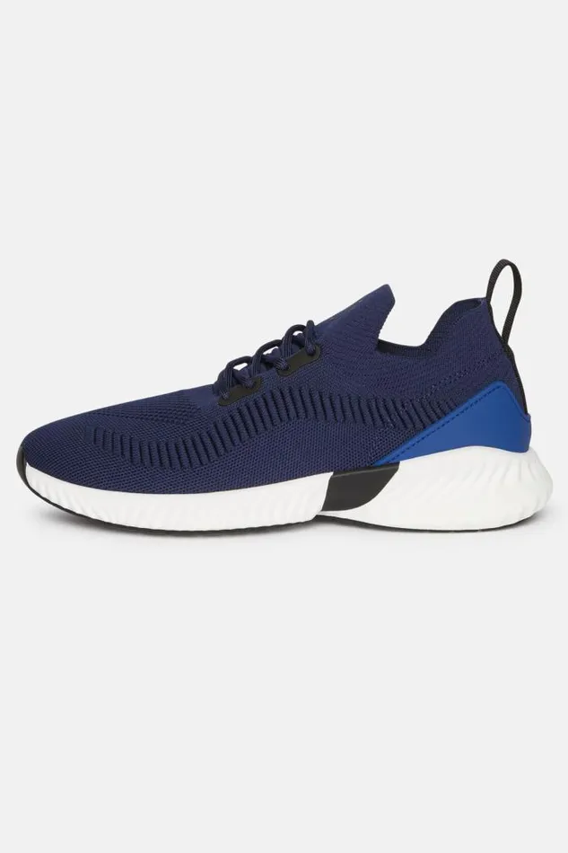Sneakers Men Boggi Milano Navy Recycled Yarn Willow Trainers Navy Blue