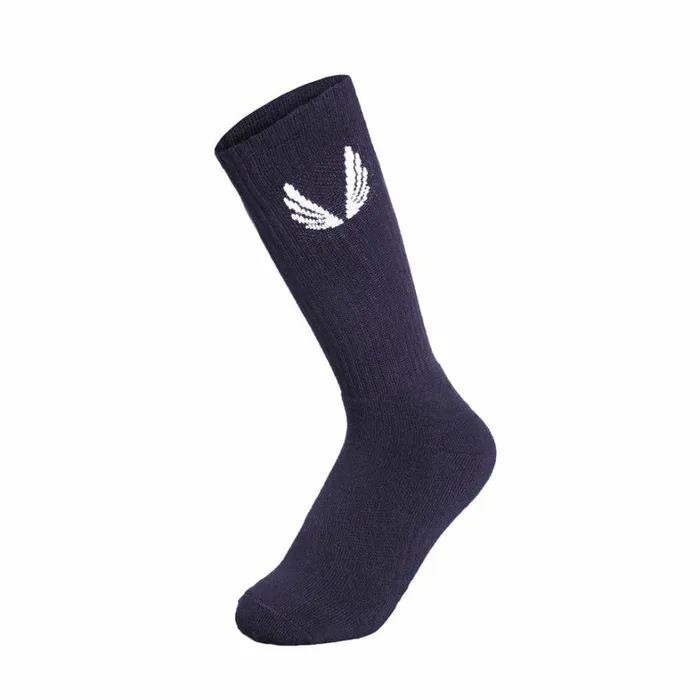 Socks and Underwear Men ASRV Essential Crew Socks 3 Pair Navy