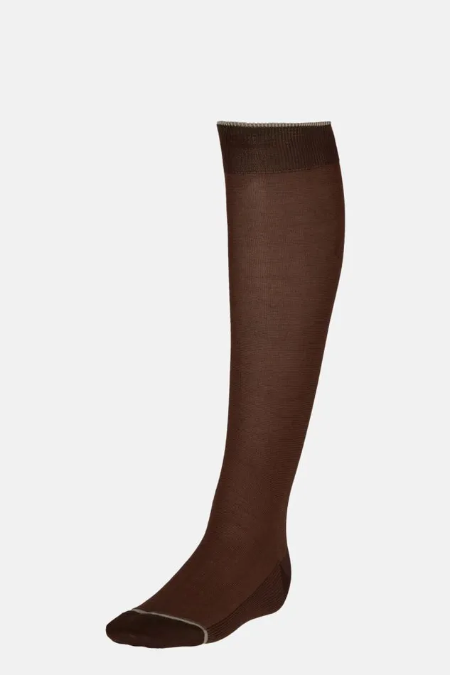 Socks Men Boggi Milano Striped Socks In Organic Cotton TAUPE