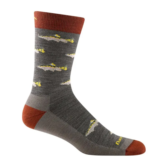 Socks Men Orvis Darn Tough Spey Fly Crew Lightweight Socks Taupe